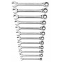 Gearwrench 8-19mm Straight Combination Ring Ratchet Wrench Set Of 12 Parts