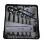 BATO 5/16”-¾” 15 Degree Combination Ring Ratchet Wrench Set Of 8 Parts