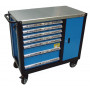 BATO Tools cabinet XXL 7 drawers. 5 small, 1 medium, 1 large and cabinet. Blue.