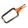 Grip-on C-Clamp With Swivel Pads and 0-230mm Spacing
